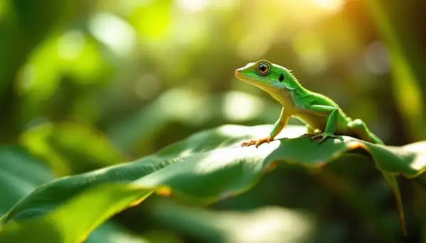 anolis zielony